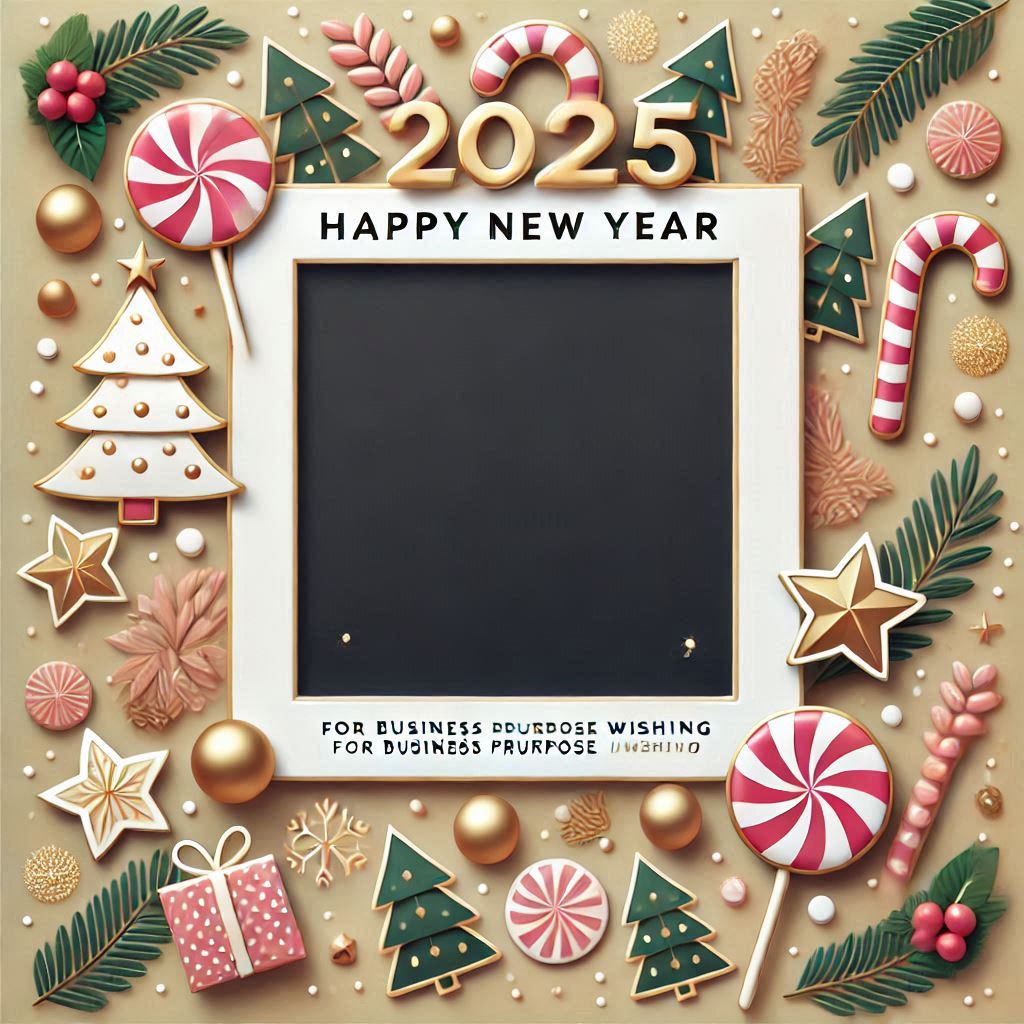 new year photo frame download free