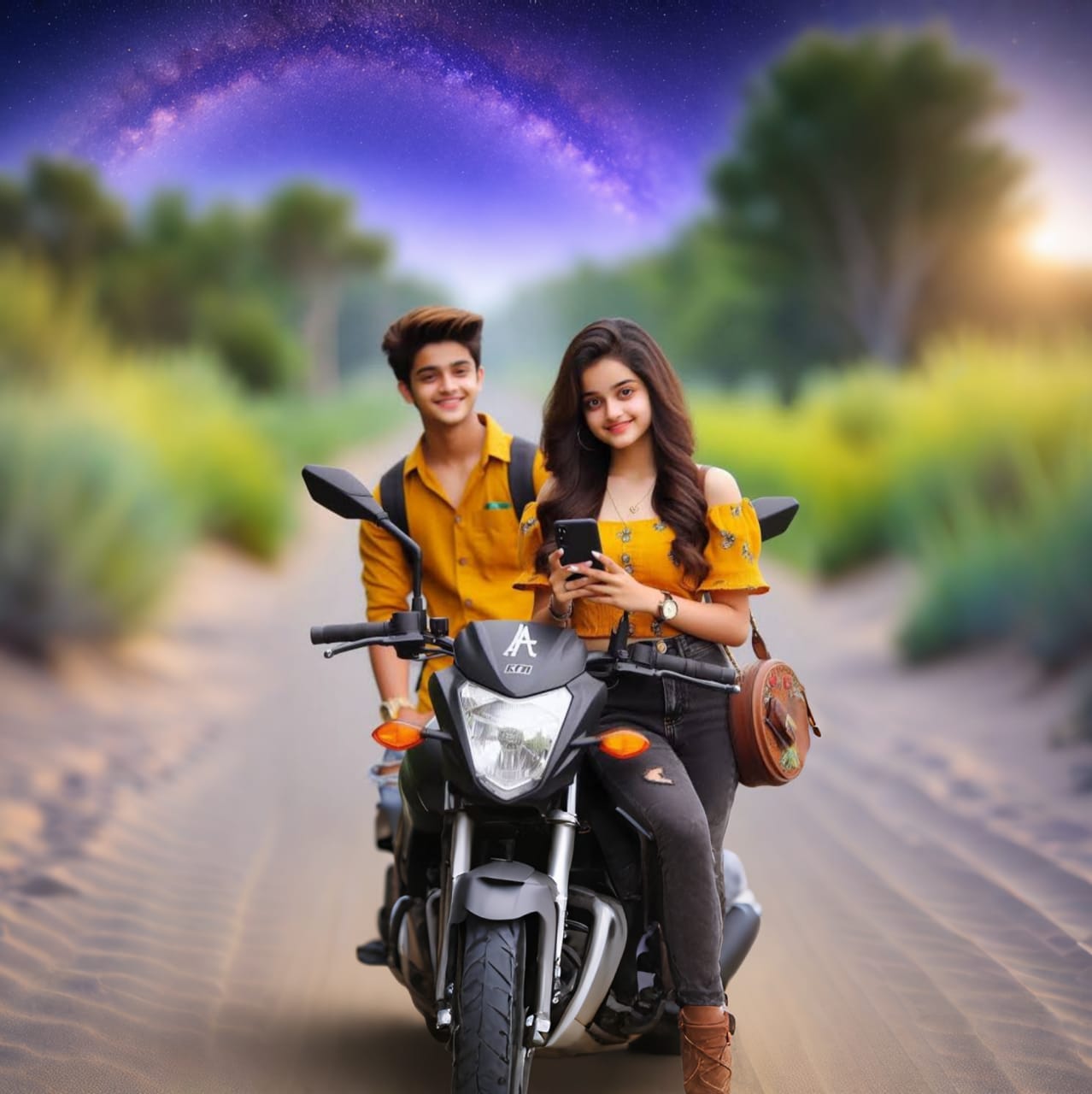 sand road backgound image
