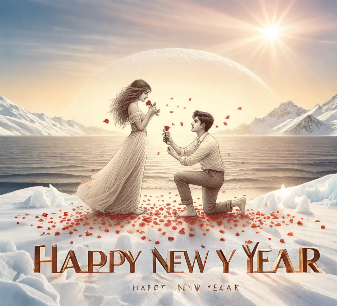 hypic new year photo editing background prompt