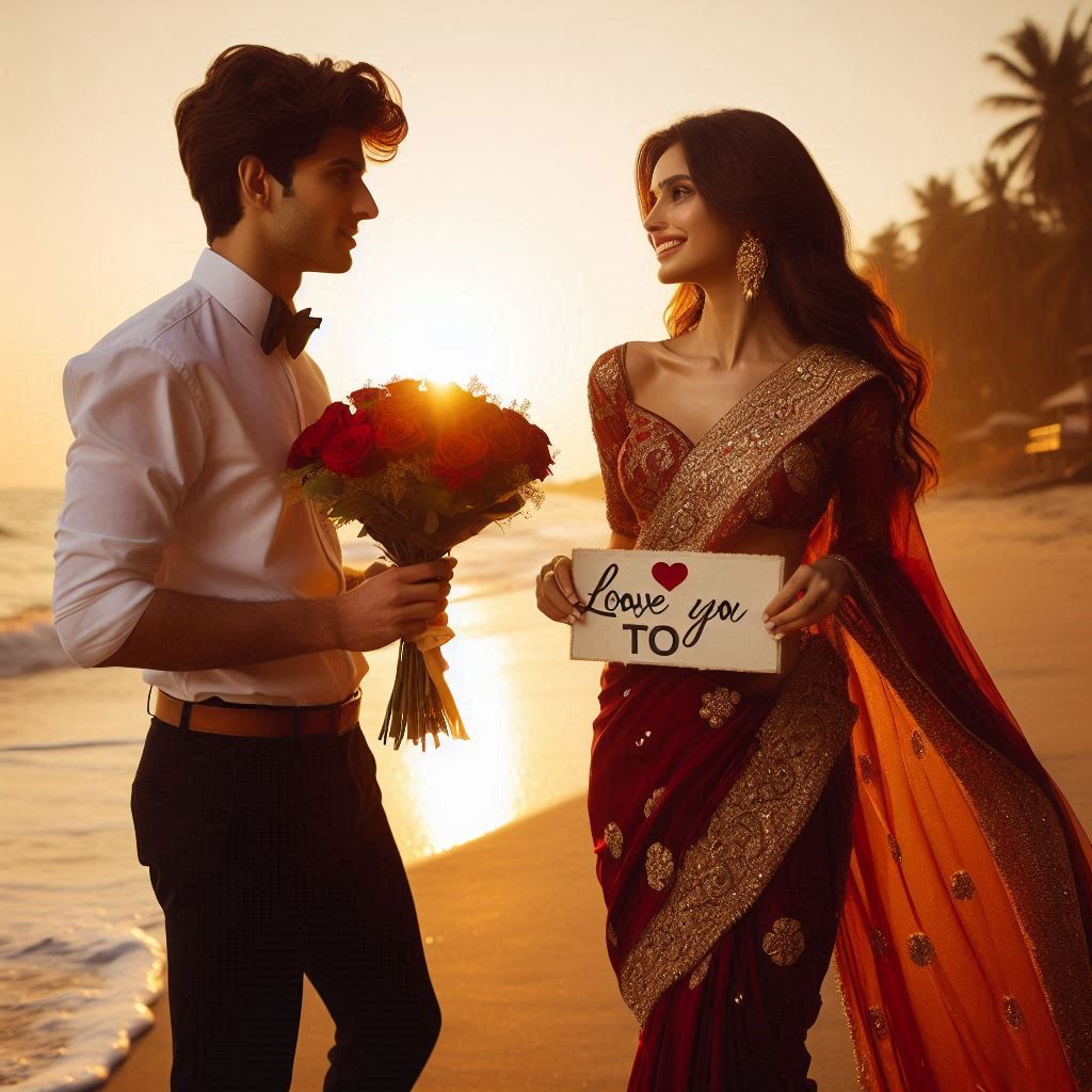 new real propose day ai photo in love