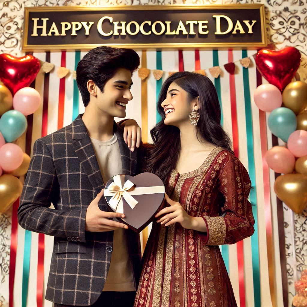 9 february chocolate day ai photo