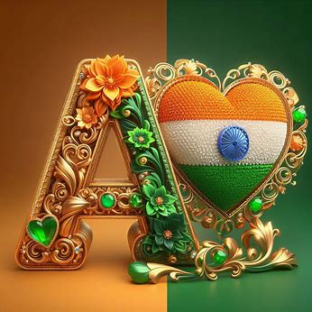 3d letter prompt for `15 august