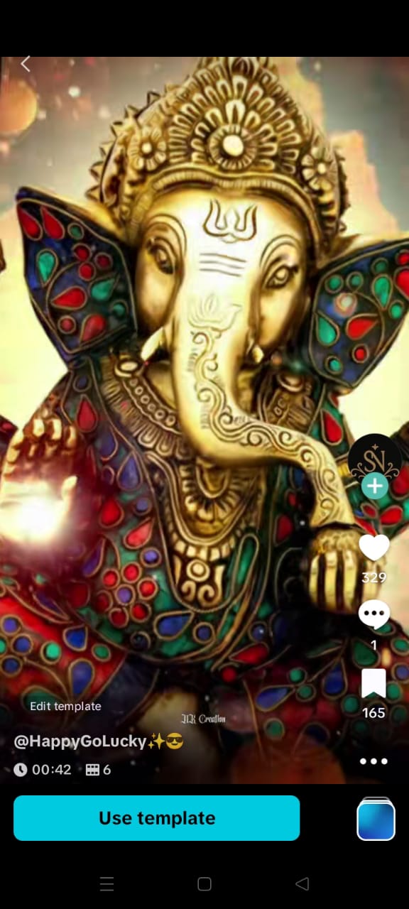 Trending Ganesh Chaturhi capcut template