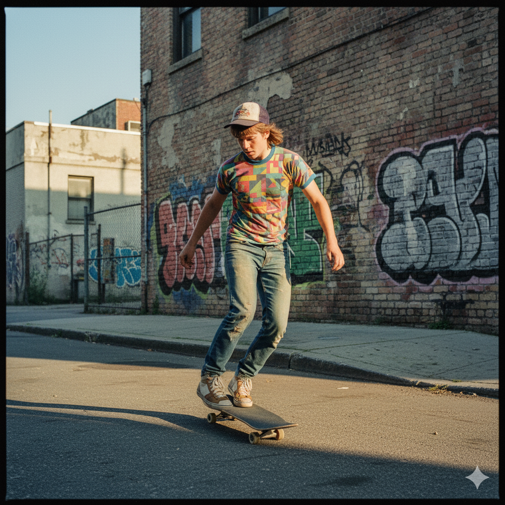 skating bord ai photo prompts
