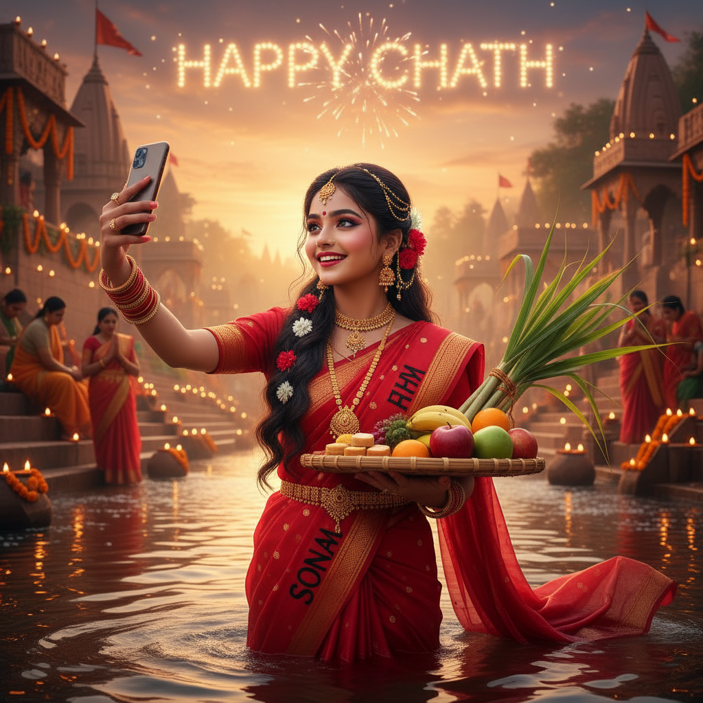 happy chhath ai p[hoto editing prompt gemini 2025