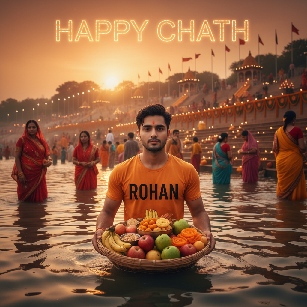 boy chhath pooja prompt