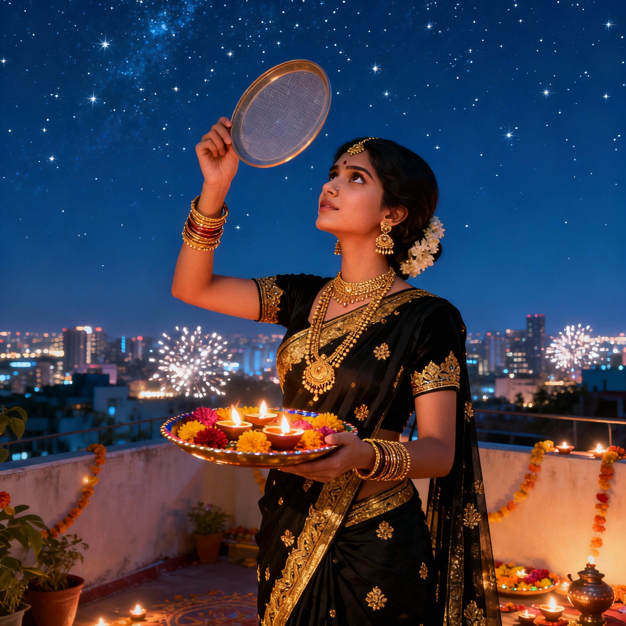 karwa Chauth ai photo 2025