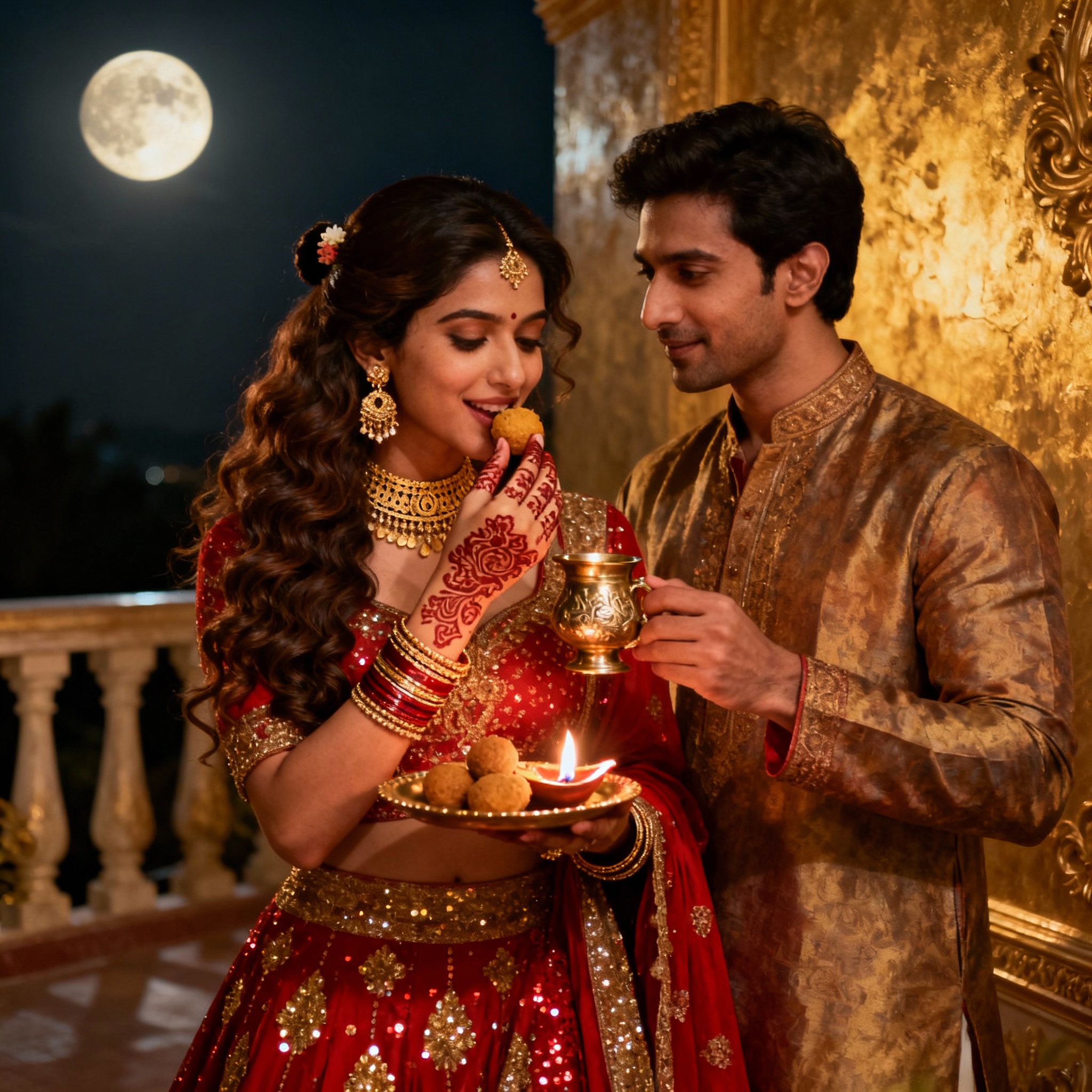 Top 10 Karwa Chauth Ai Photo Editing Prompts | Gemini AI 2025
