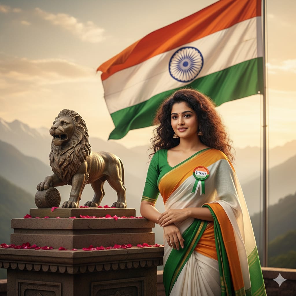 trending instagram republuc day photo prompt