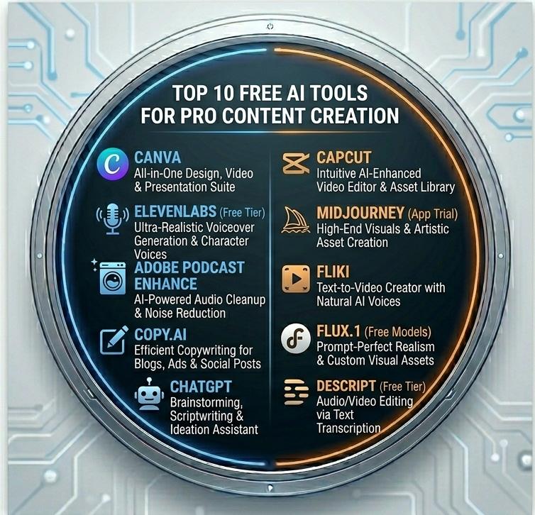 Top 10 Free AI Photo Editing Tools