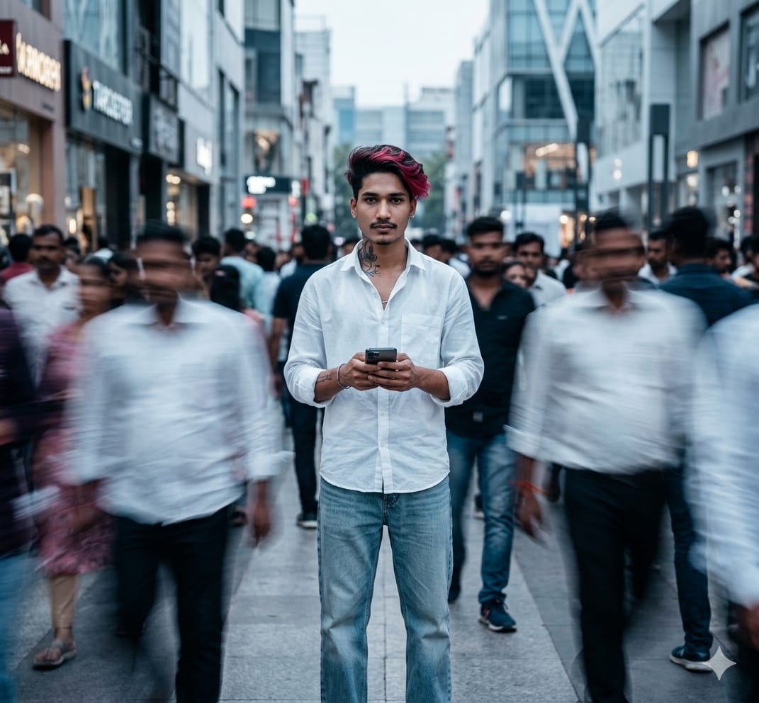 Crowd Blur Motion ai Photo Editing Prompt