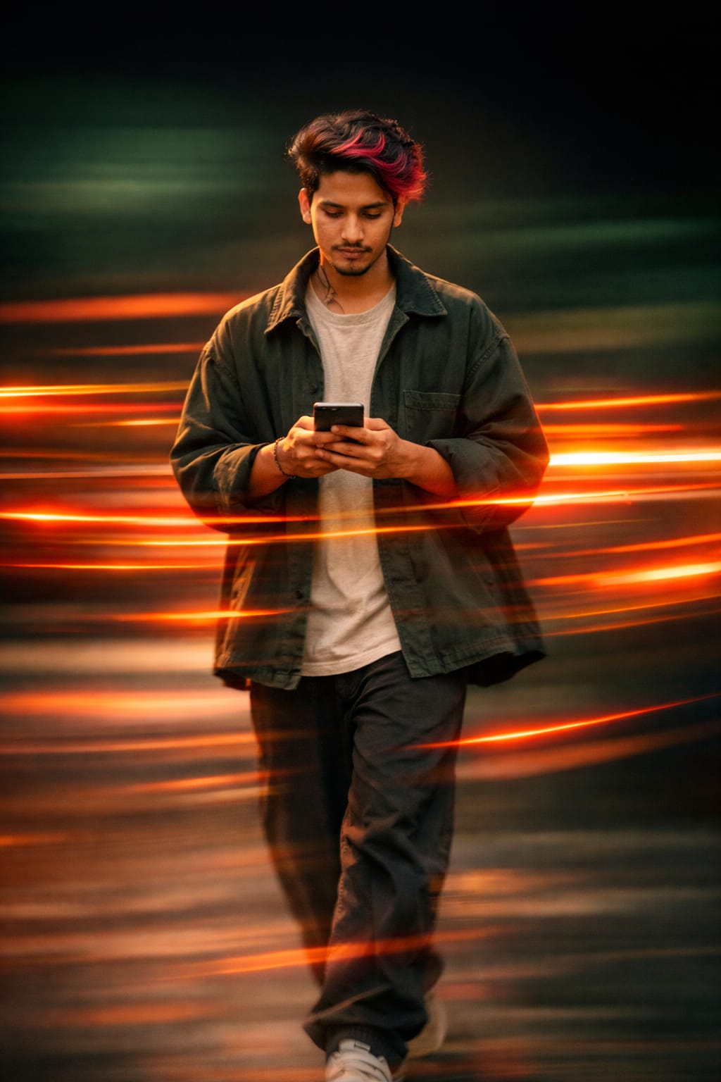 Colour Motion Effect AI Photo Editing prompts