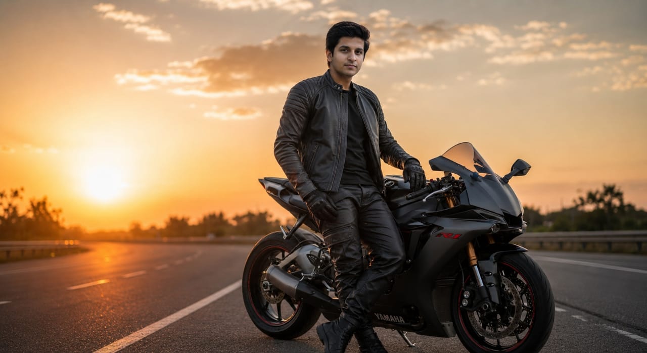 gemini ai photo prompt boy with bike