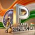 republic day 3d name art ai photo